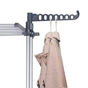 Foldable Clothes Drying Rack: 3 Tier, Indoor, With Hanger Stand Rail