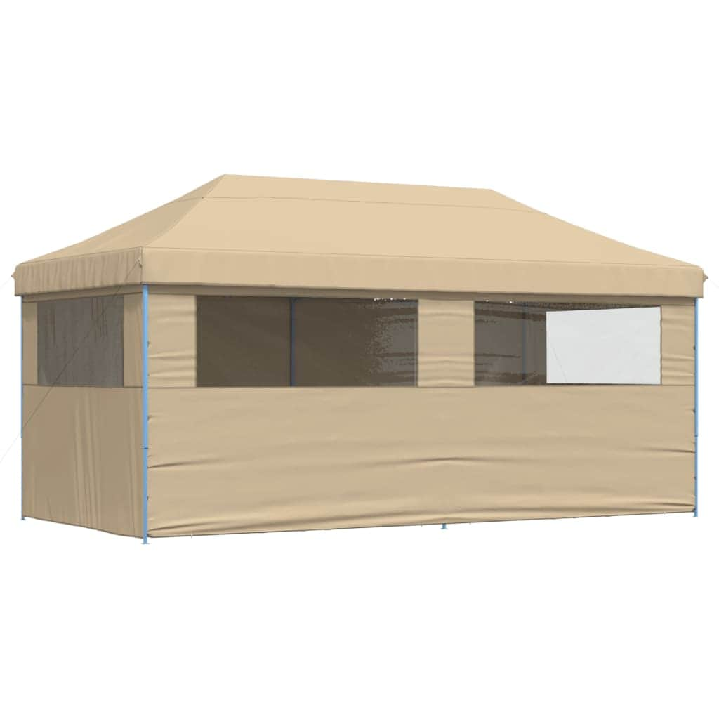 Foldable Party Tent Pop-Up with 4 Sidewalls