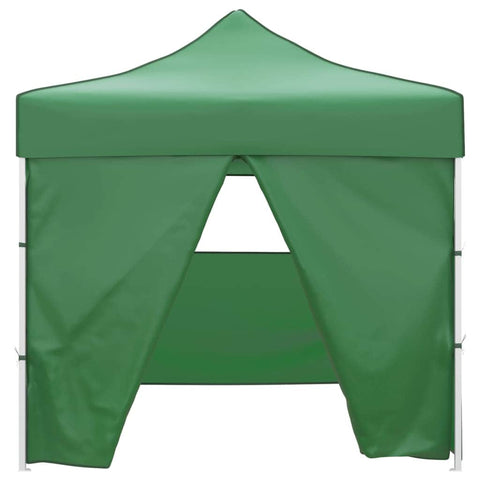 Foldable Tent with 4 Walls Green