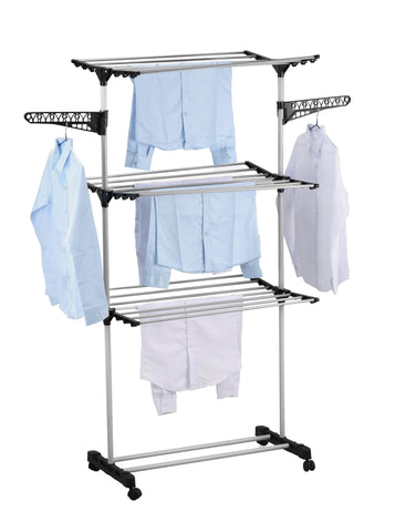 Folding 3 Tier Clothes Laundry Drying Rack