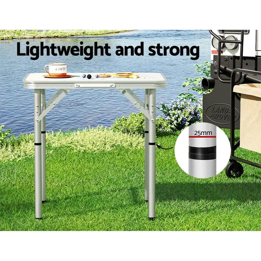 Folding Camping Table 60Cm Adjustable