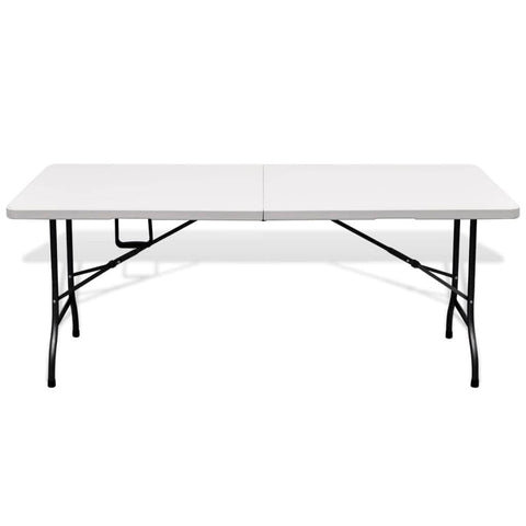 Folding Garden Table White  HDPE