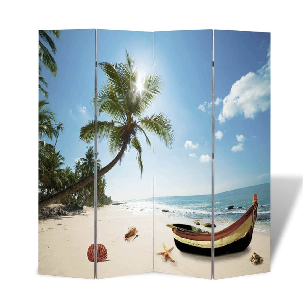 Folding Roo Divider Print Beach