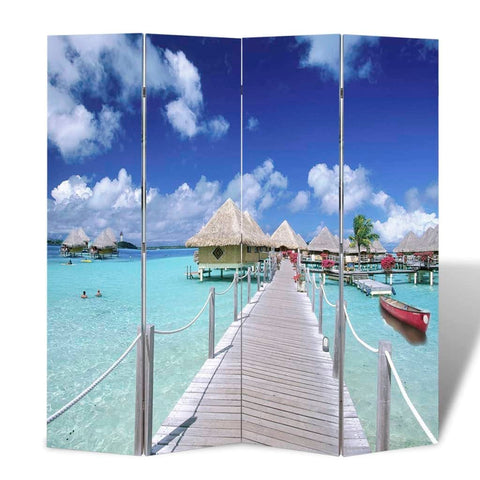 Folding Roo Divider Print Beach