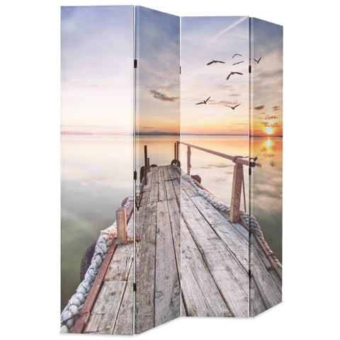 Folding Room Divider Privacy Lake