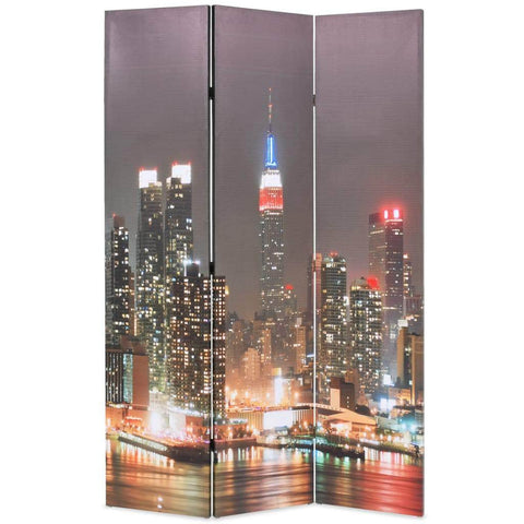 Folding Room Divider Privacy New York by Night