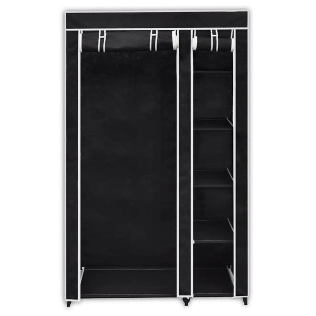 Folding Wardrobe Black