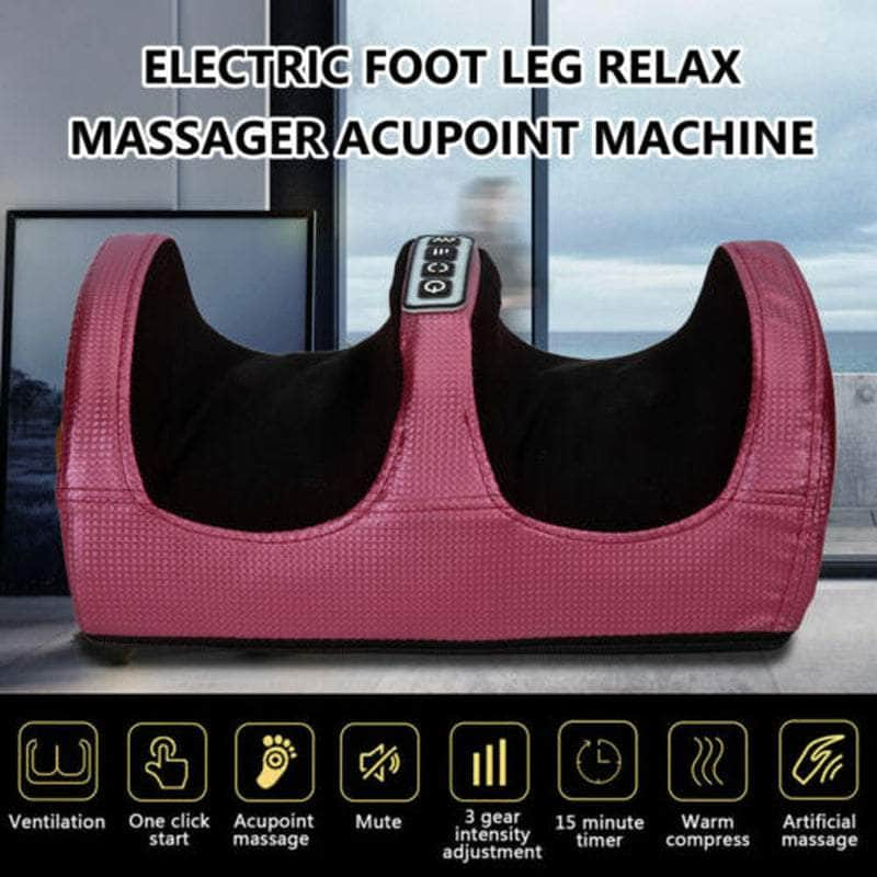 Foot Massager Massage Machine New Feet Kneading Calf Pain Relief Electric Heated