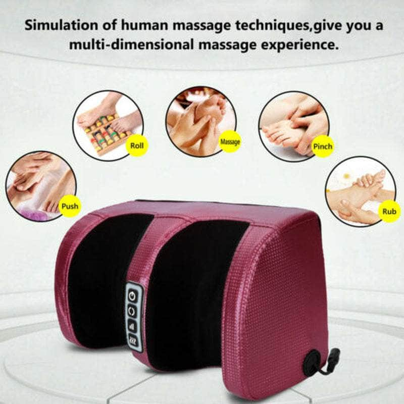 Foot Massager Massage Machine New Feet Kneading Calf Pain Relief Electric Heated