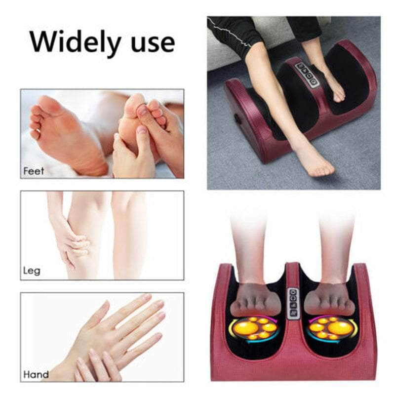 Foot Massager Massage Machine New Feet Kneading Calf Pain Relief Electric Heated