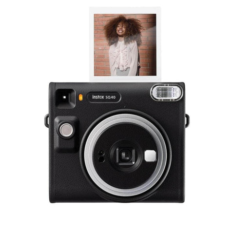 Fujifilm Instax Square SQ40- Black Instant Camera