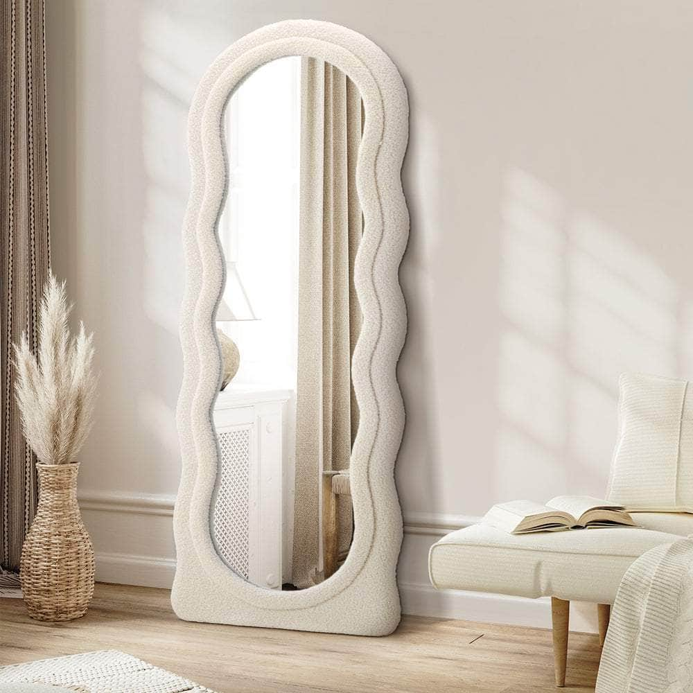 Full Length Mirror 160cm Boucle Floor Mirrors