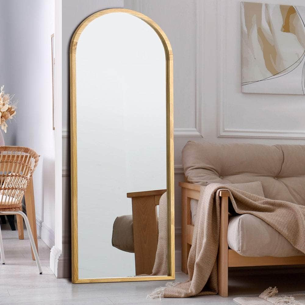 Full Length Mirror Arched Wooden