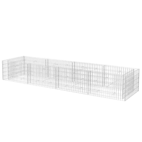 Gabion Planter Steel (Silver)