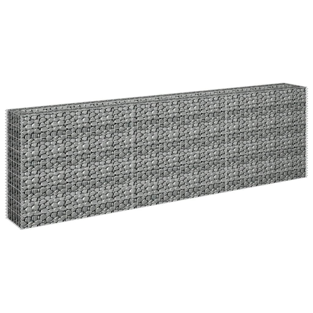 Gabion Raised Bed--Silver