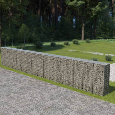 Gabion Wall with Covers Material (Galvanised Steel)