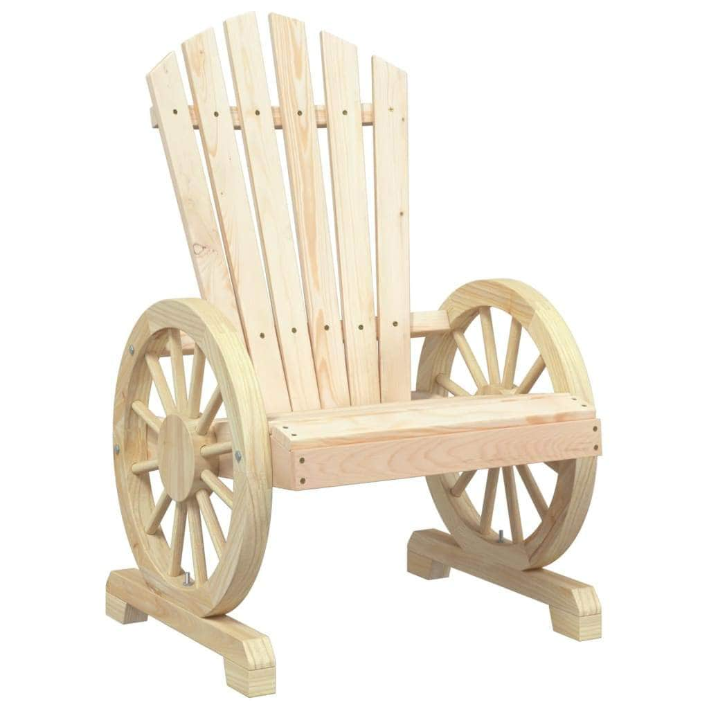 Garden Adirondack Chairs 2 pcs Solid Wood