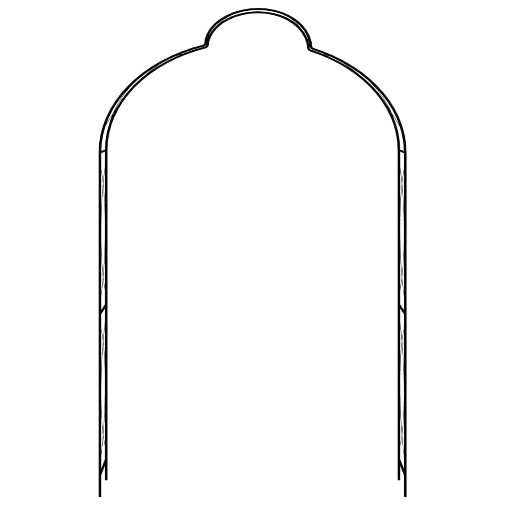 Garden Arch Black  Iron Decor