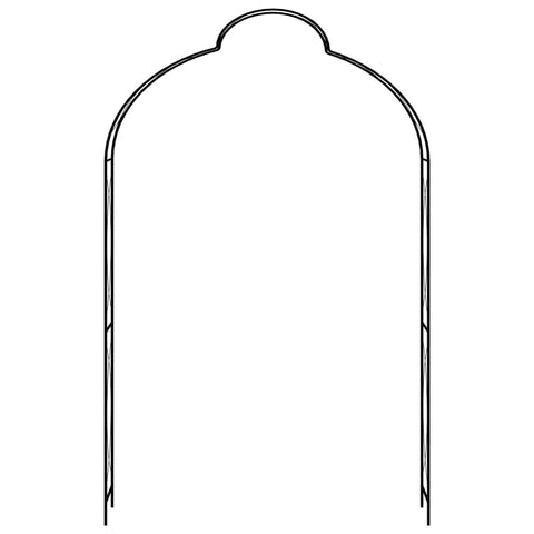 Garden Arch Black  Iron Decor