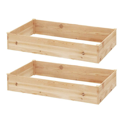 Garden Bed 150X90X30Cm Wooden Planter Box Raised Container Growing