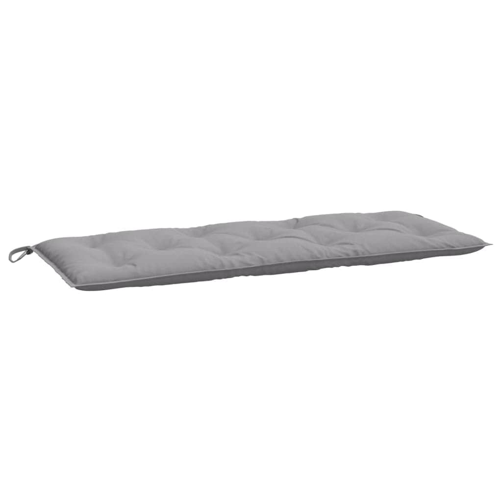 Garden Bench Cushions 2pcs Grey Oxford - Fabric