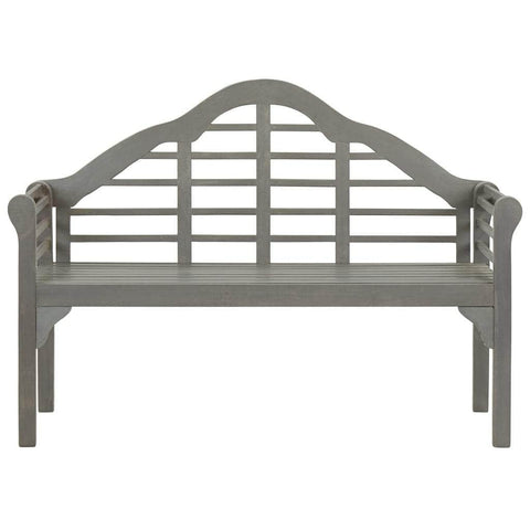 Garden Bench Grey Wash 135 cm Solid Acacia Wood