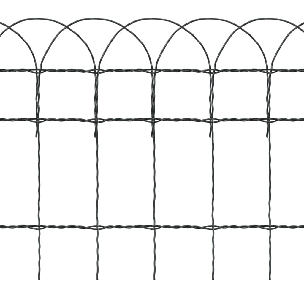 Garden Border Fence Powder-coated Iron M