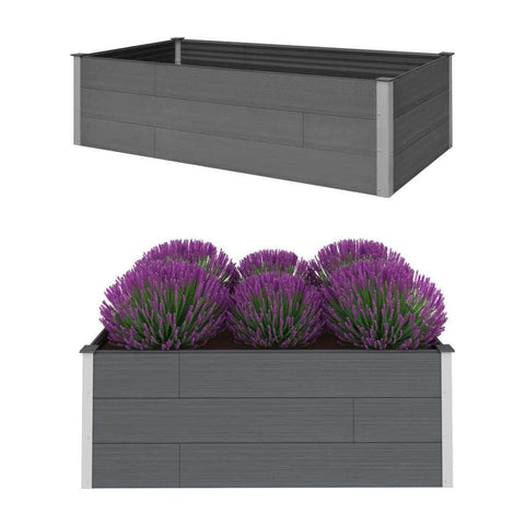 Garden Planter Grey WPC