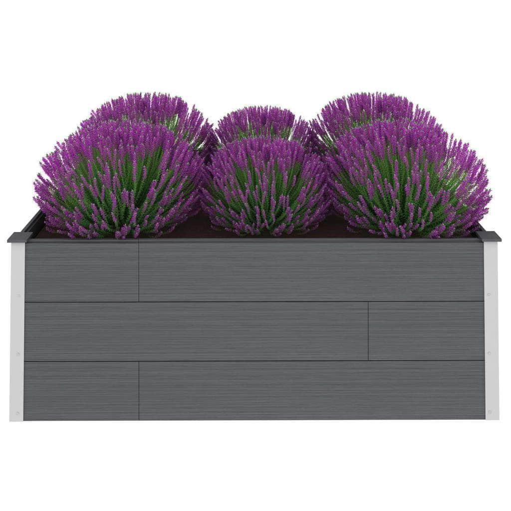 Garden Planter Grey WPC