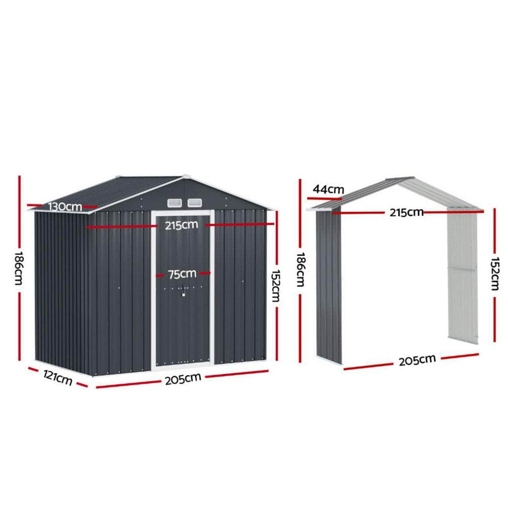 Garden Shed Extension Kit - Outdoor Storage