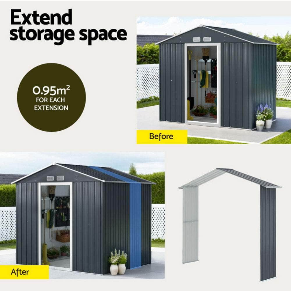 Garden Shed Extension Kit - Outdoor Storage