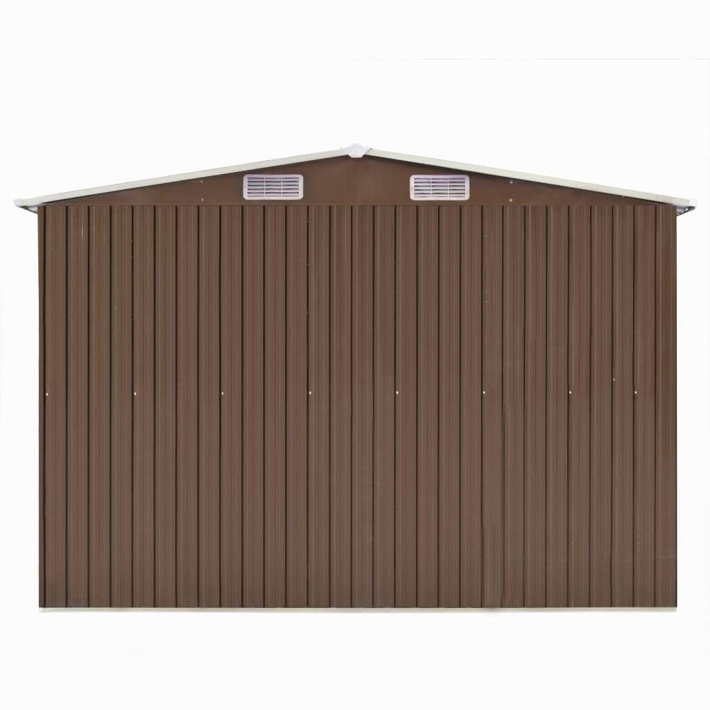 Garden Shed Metal - Brown