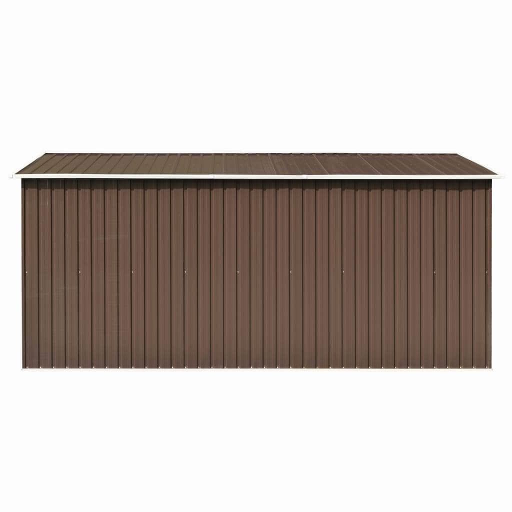 Garden Shed Metal Brown