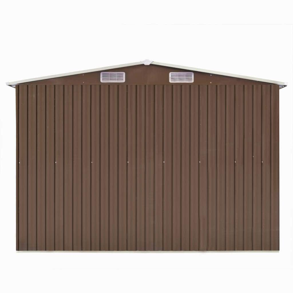 Garden Shed Metal Brown