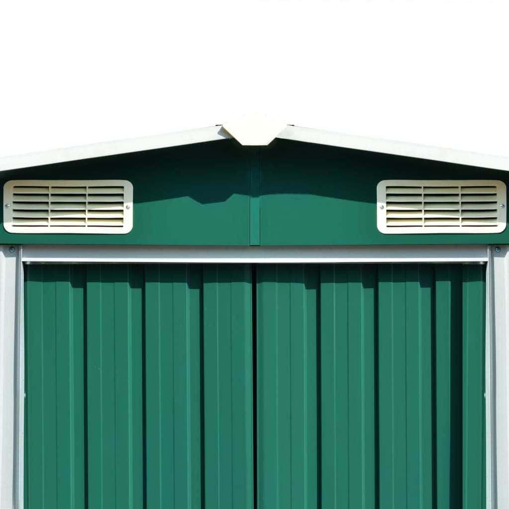 Garden Shed Metal - Green