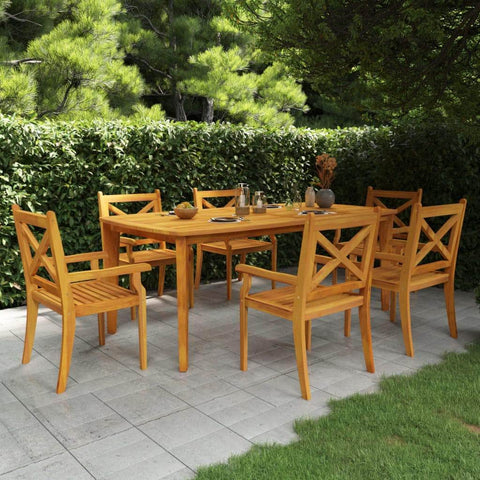 Garden Table Solid Wood