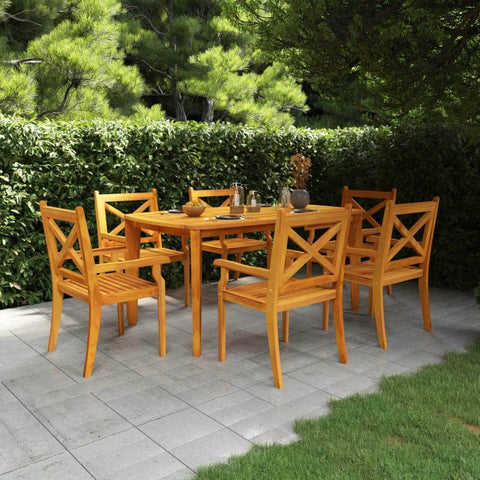 Garden Table Solid Wood Acacia