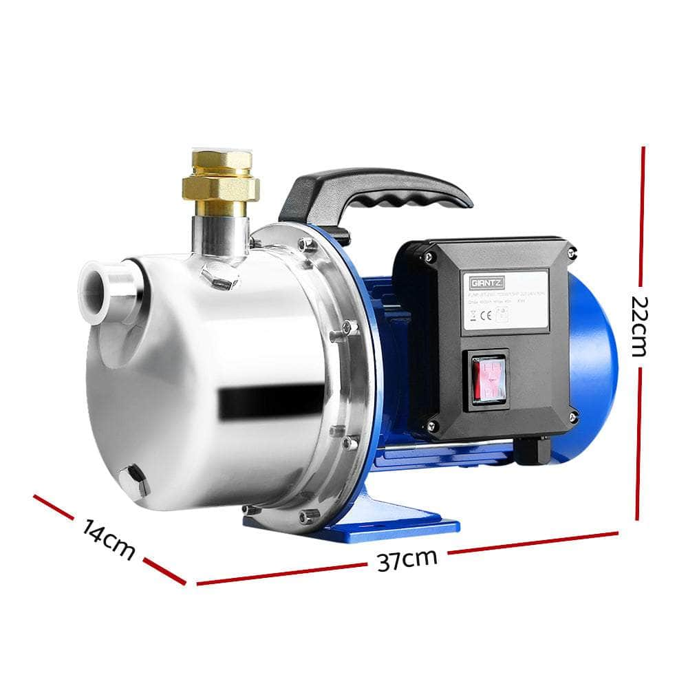 Garden Water Jet Pump High Pressure 1100W Tank Rain Farm Irrigation House