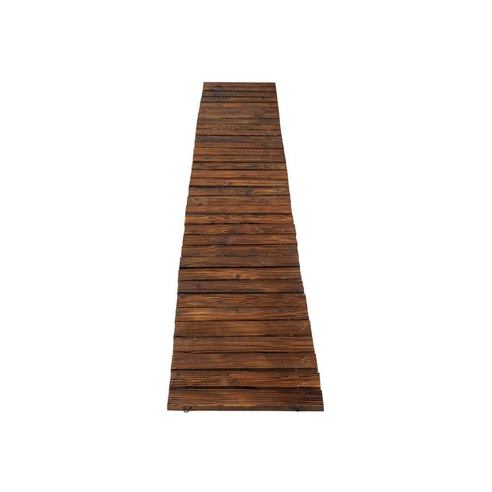 Garden Wooden Pathway 8ft Straight Roll-Out