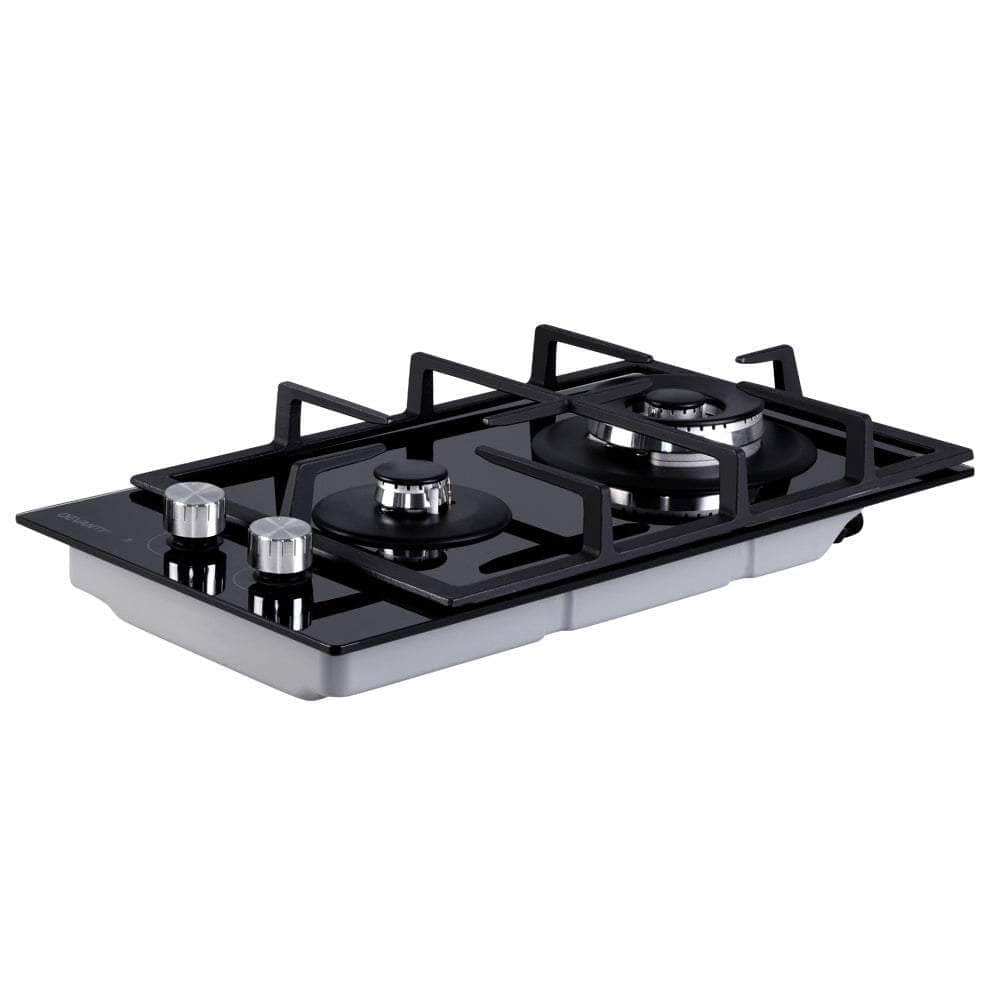 Gas Cooktop 30Cm 2 Burner Black