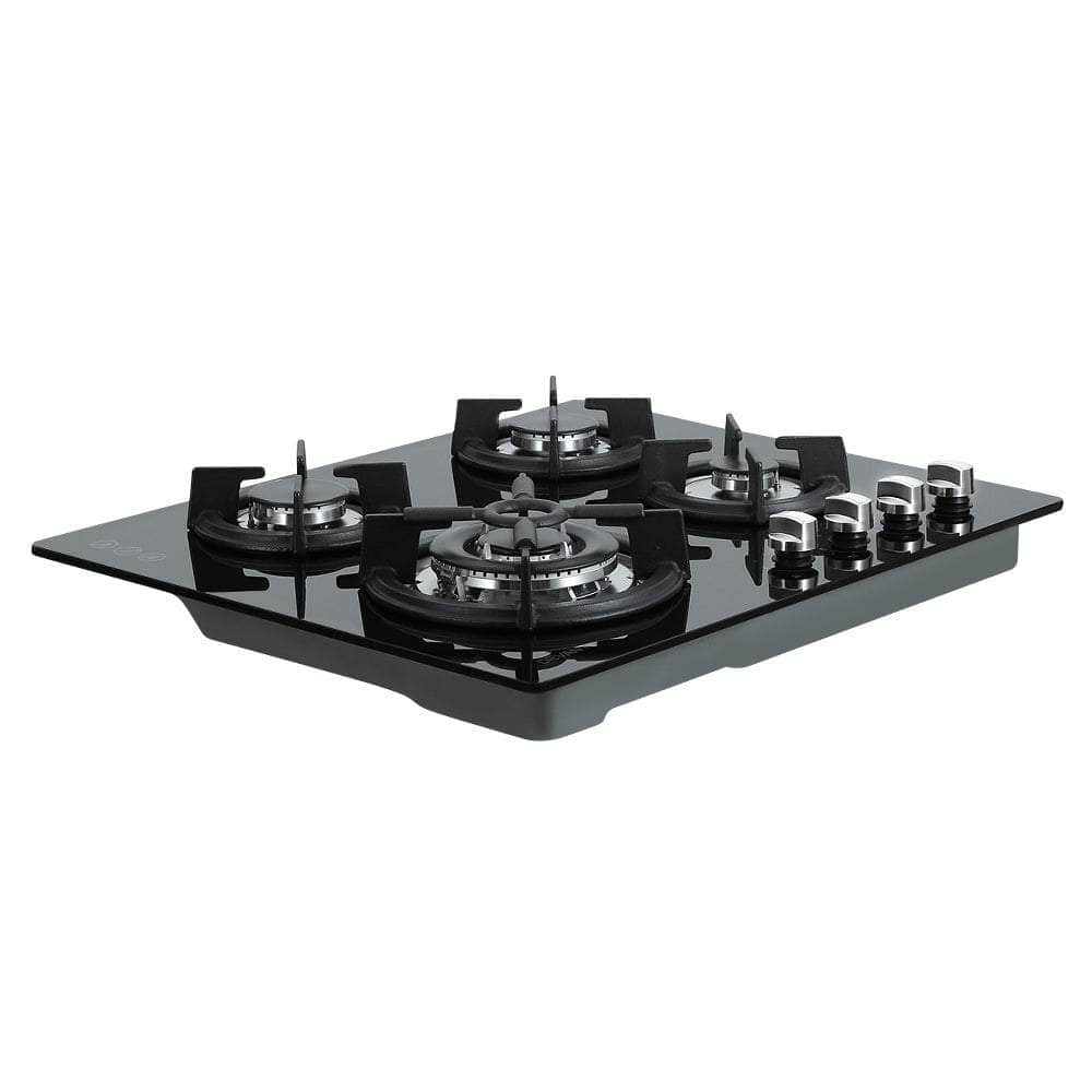 Gas Cooktop 60Cm 4 Burner Black