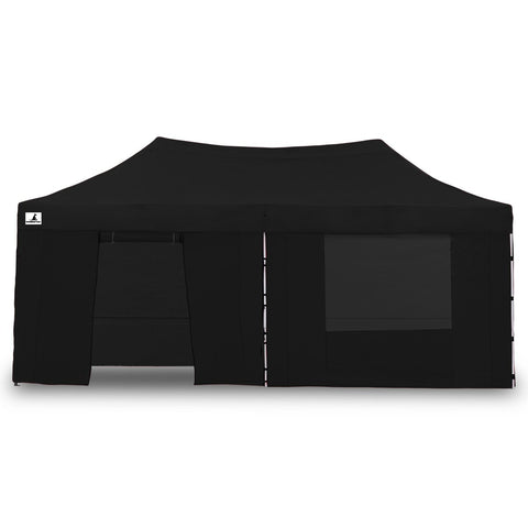 Gazebo Tent Marquee 3x6m PopUp Outdoor Black