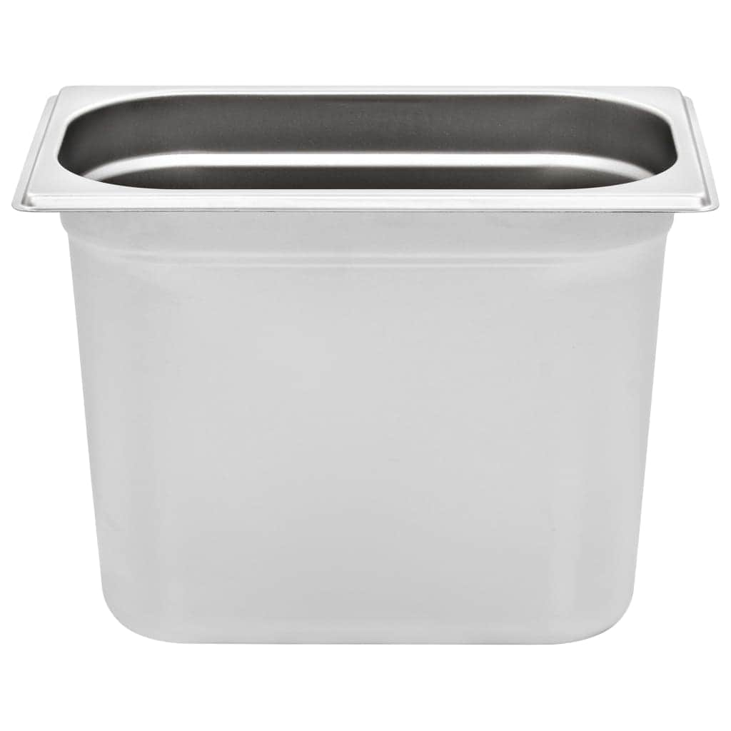 Gastronorm Containers 4 pcs GN 1/4 200 mm Stainless Steel