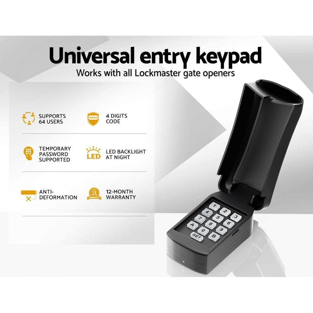 Gate Opener Control  Wireless & Wired Keypad