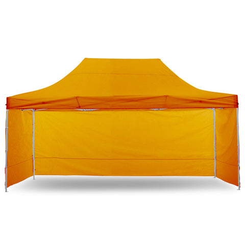 Gazebo Tent Marquee 3x4.5m PopUp Outdoor Blue/Orange