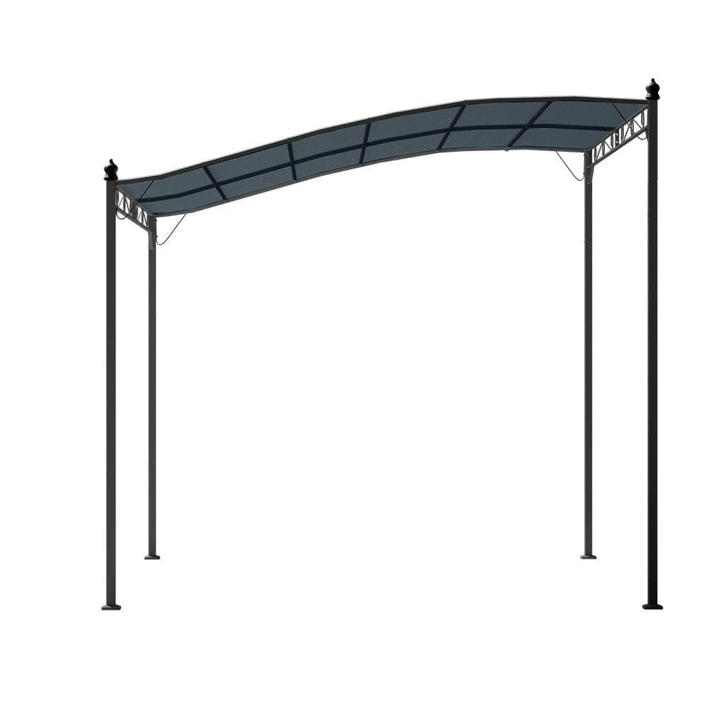 Gazebo 3M Party Marquee Outdoor Wedding Tent Iron Art Canopy Grey