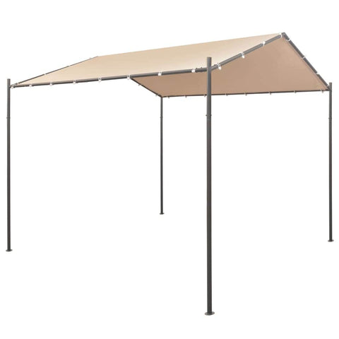 Gazebo Pavilion Tent Canopy Steel Beige