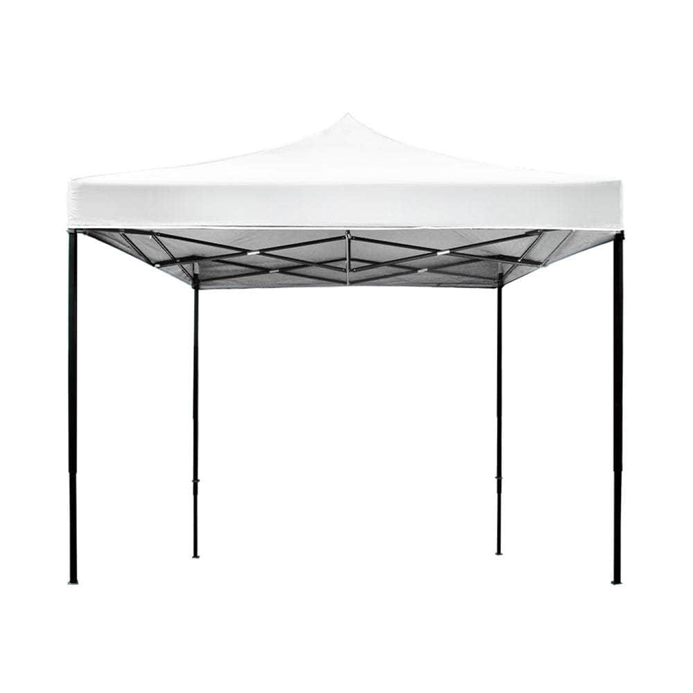 Gazebo Pop Up Marquee 3x3 Outdoor Tent Folding Wedding Gazebos White