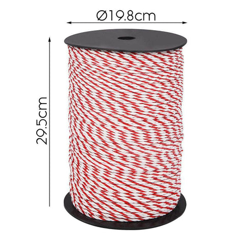 Electric Fence Poly Rope 2X 500M