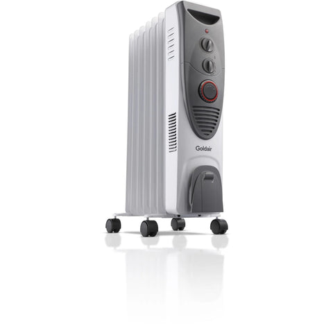 Goldair 1900W 7 Fin Oil Column Heater w/ Turbo & Timer